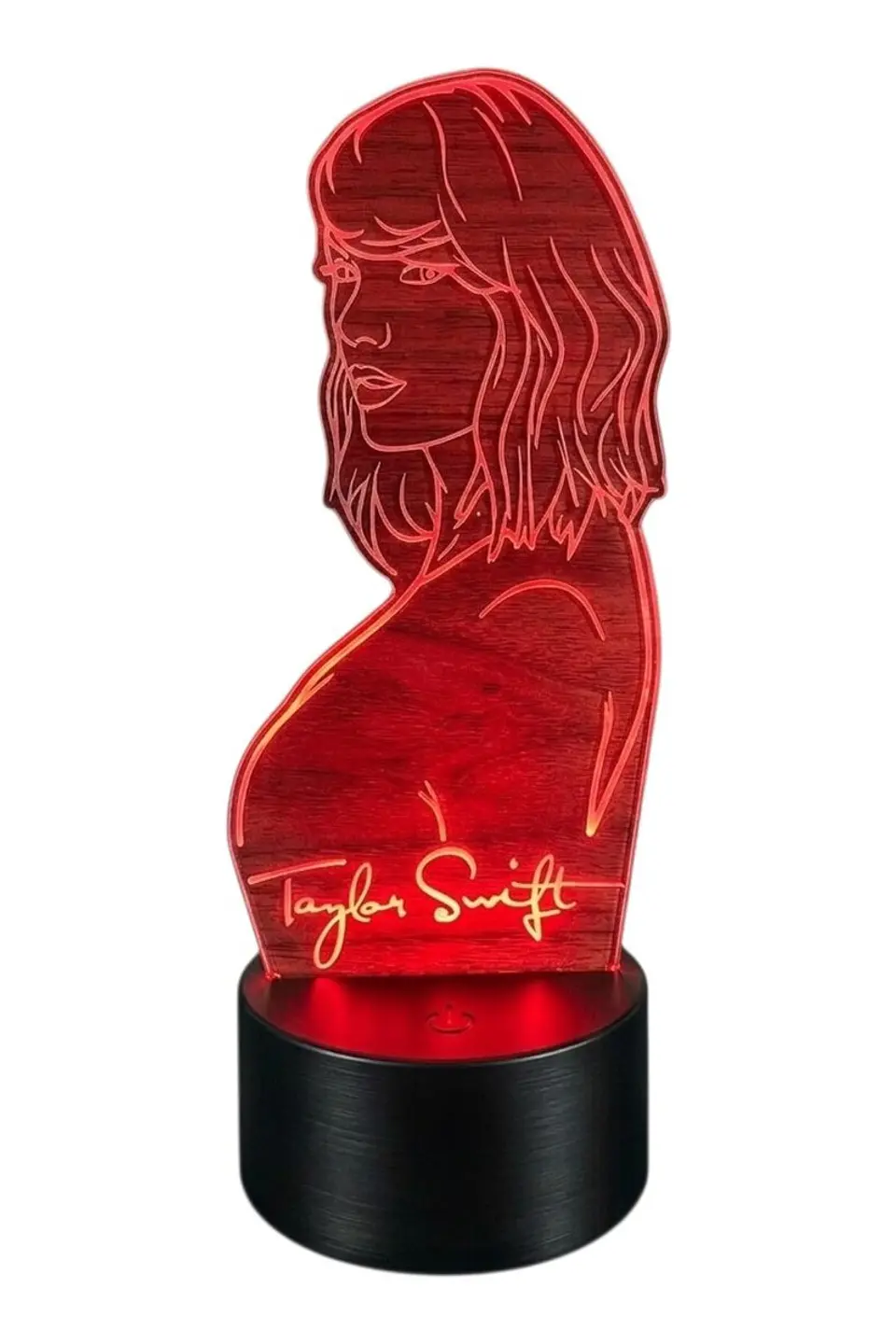 Lampara 3D Taylor Swift de 7 colores 3