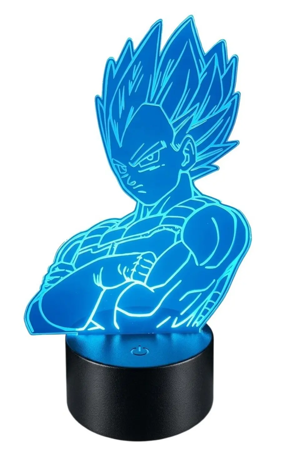 Lampara 3D Busto de Vegeta de 7 colores 3
