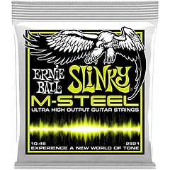 Cuerdas Guitarra Eléctrica Ernie Ball Regular Slinky M-Steel 10-46 P02921