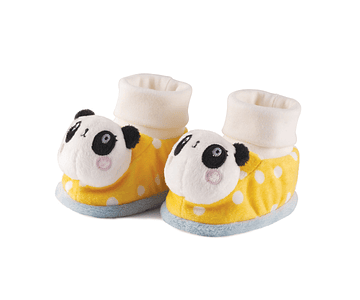 Panda | Zapatos de bebe con Sonajero
