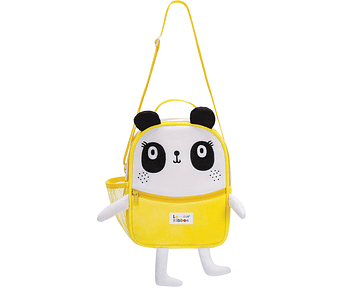panda | plush lunch box