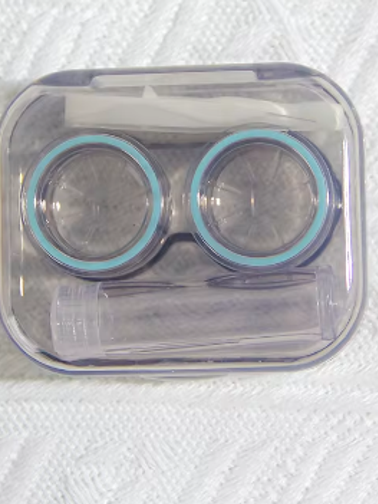 Estuches lentes de contacto transparente 3