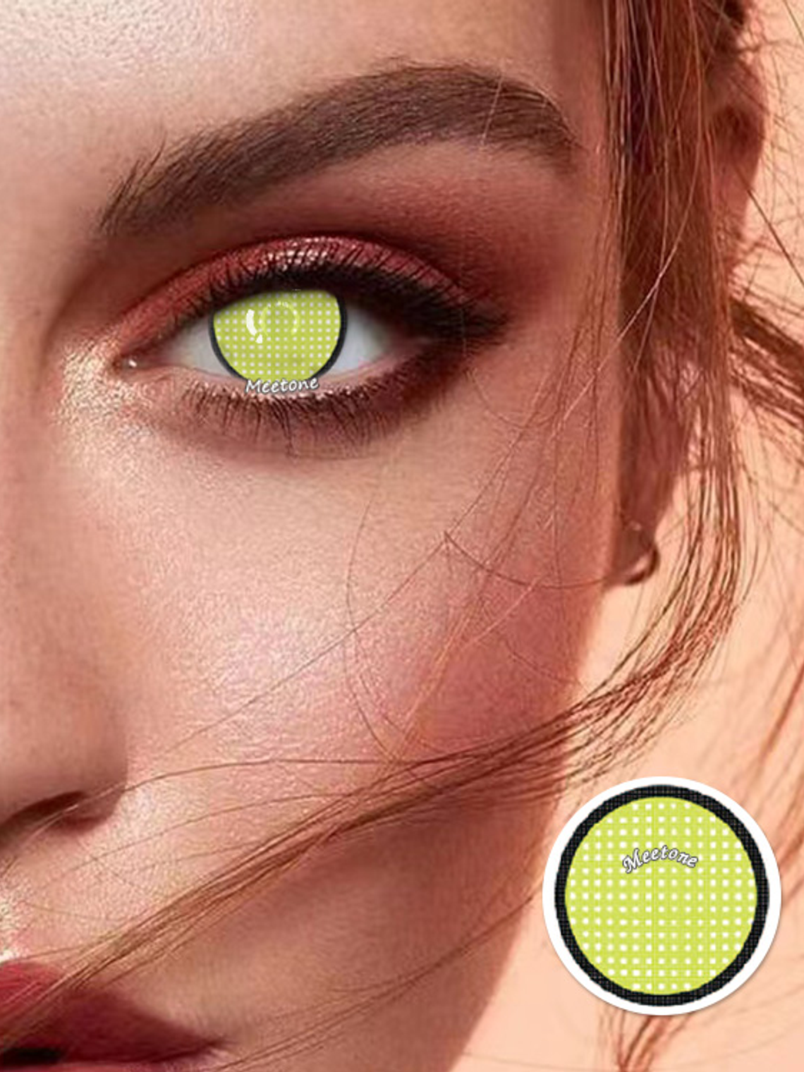 Lentes de contacto Halloween Amarillo 2