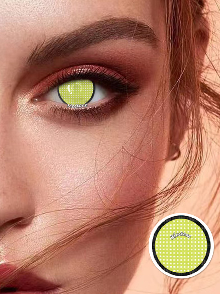 Lentes de contacto Halloween Amarillo 2