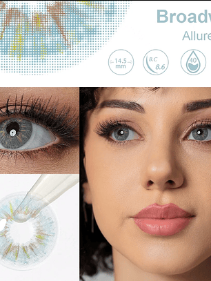 Lentes de contacto Allure Blue Broadway