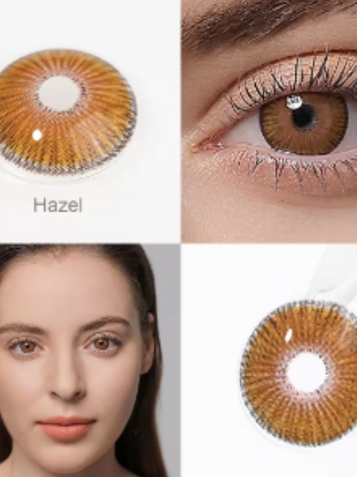 Lentes de contacto color Marron Freshgo 1