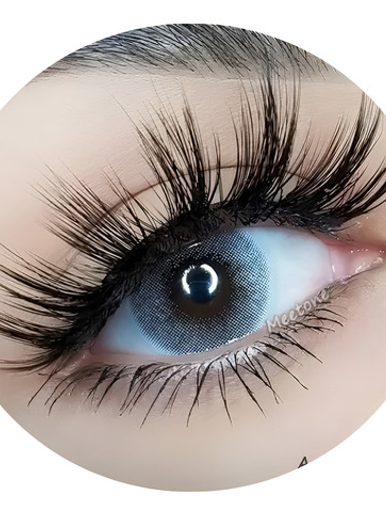 Lentes De Contacto  Color Meetone -aurora Gray 1