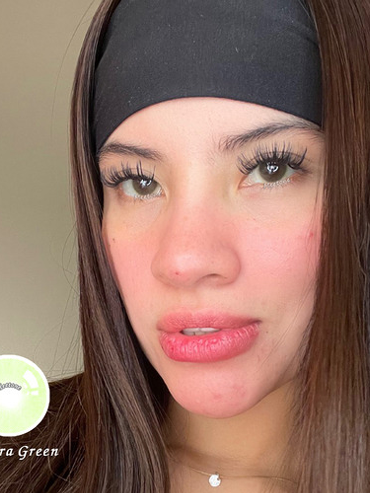 Lentes De Contacto  Color Meetone - Aurora Green 2