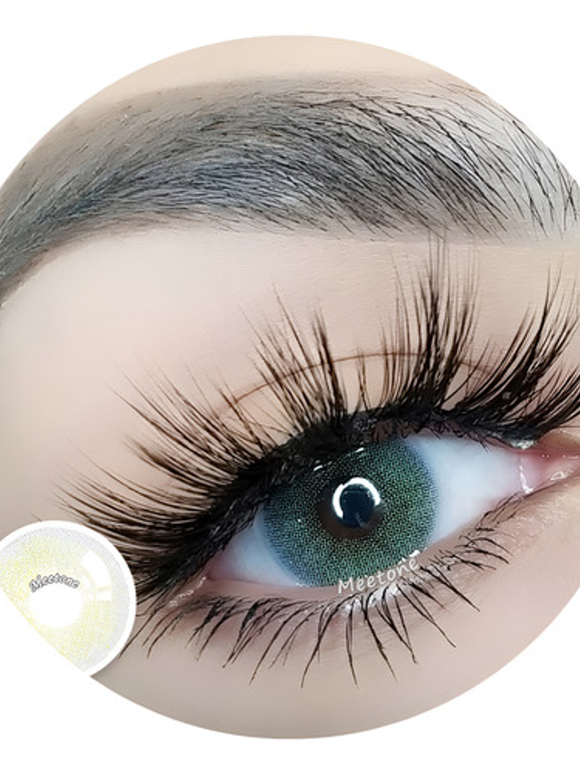 Lentes De Contacto  Color Meetone - Aurora Sky Green 1