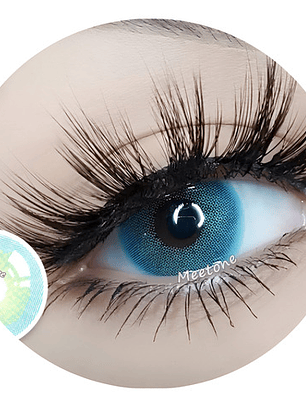 Lentes De Contacto  Color Meetone - Aurora  Blue