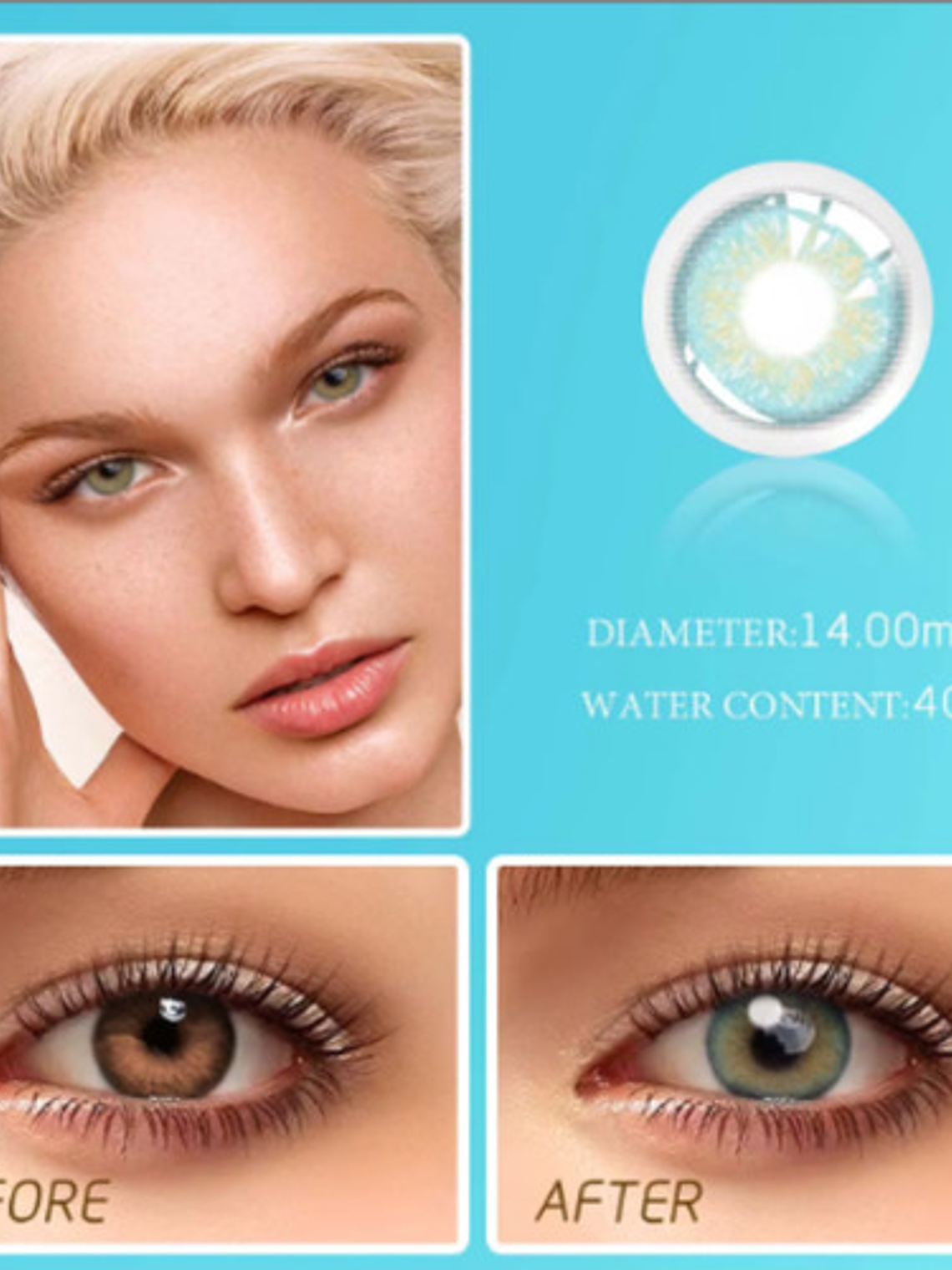 Lentes De Contacto Russian Azul 2