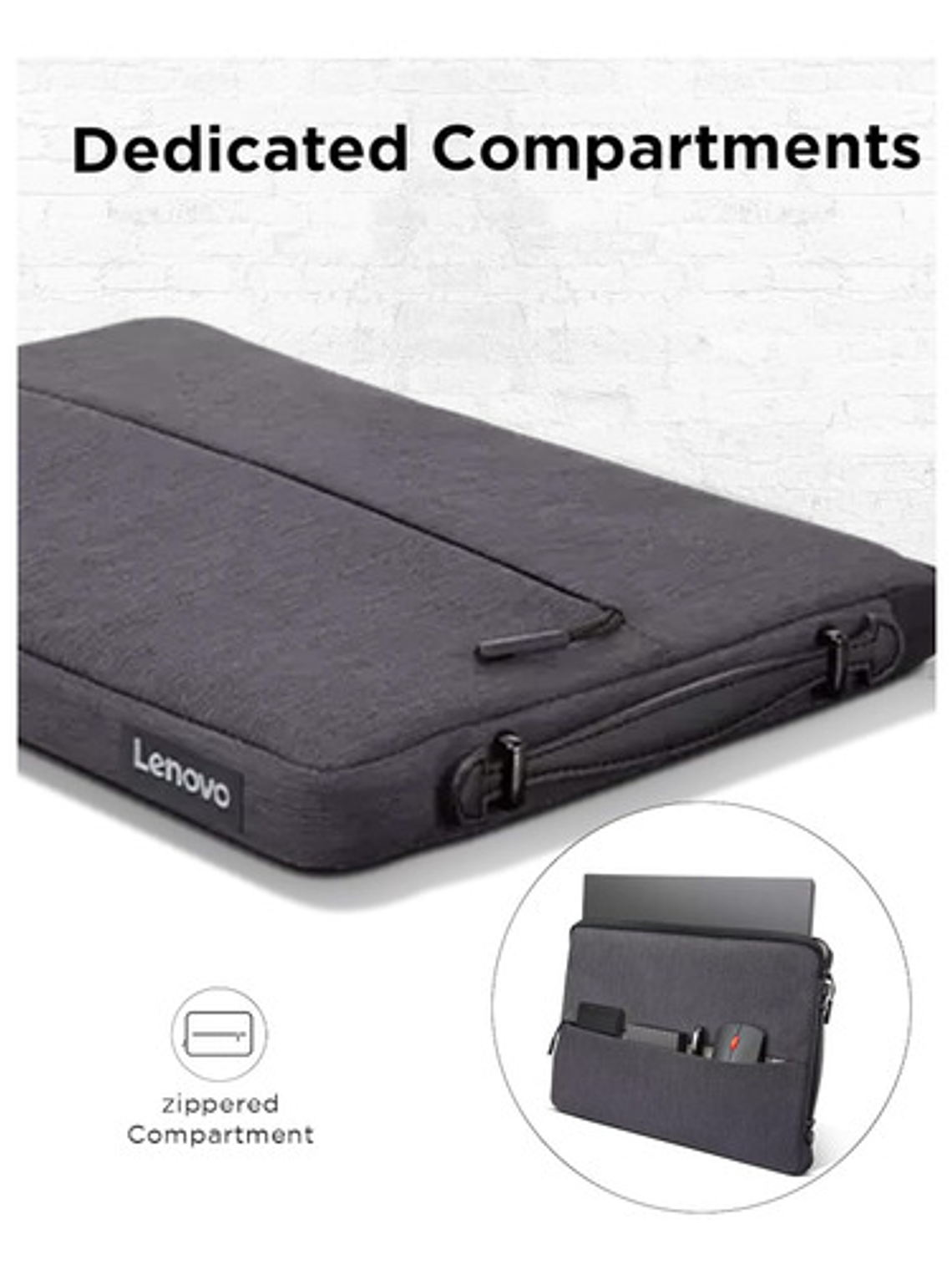 Funda Lenovo Urban 13  Gris Carbón Impermeable Macbook Air 3