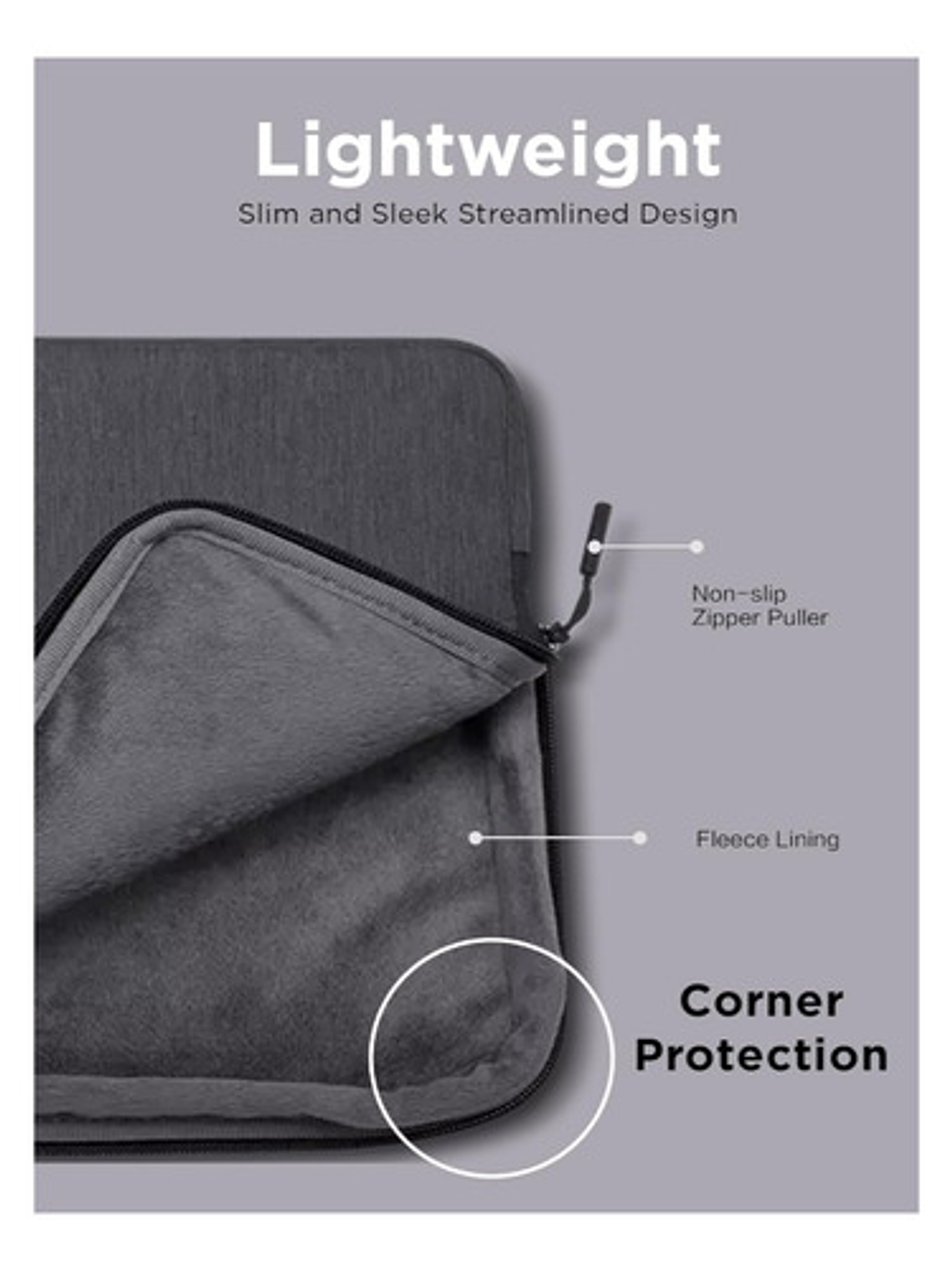 Funda Lenovo Urban 13  Gris Carbón Impermeable Macbook Air 6