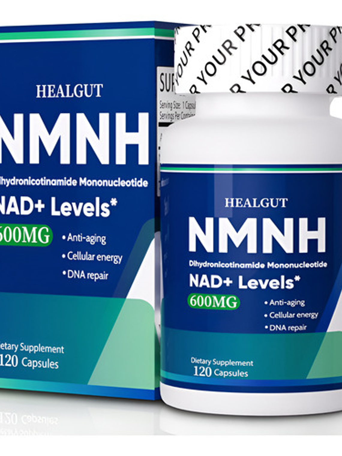 Suplemento Nmnh Mononucleótido De Dihidronicotinamida 600mg 1