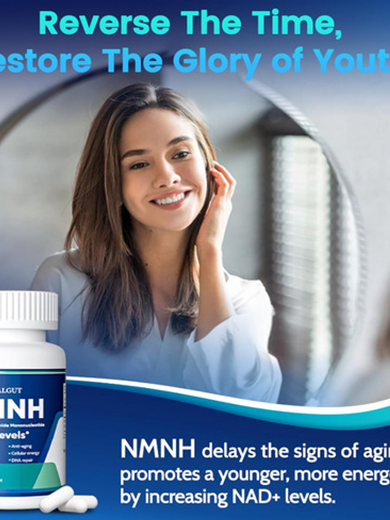 Suplemento Nmnh Mononucleótido De Dihidronicotinamida 600mg 2