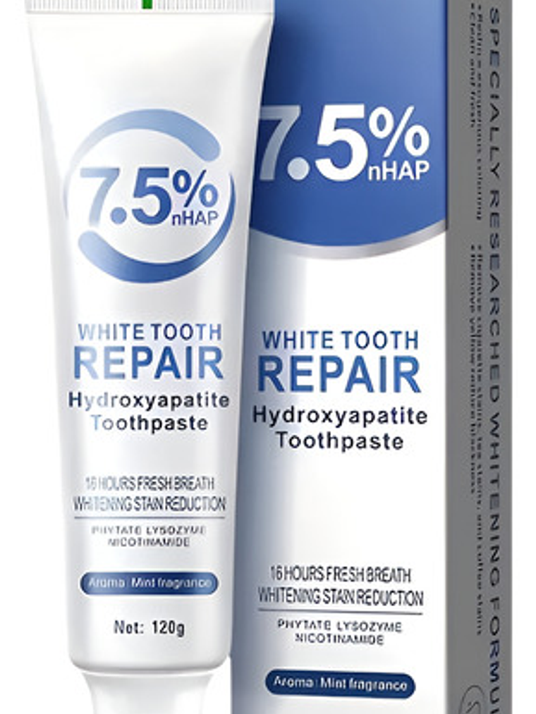 Pasta Dental De Hidroxiapatita Menta Suave 120g 1