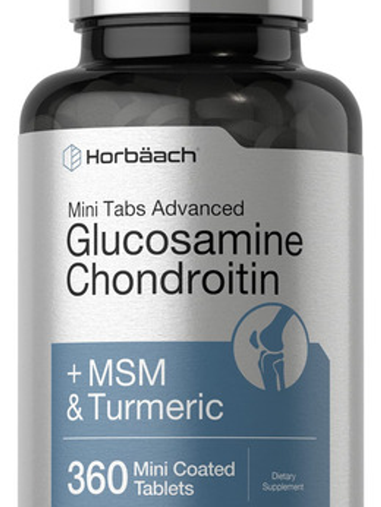 Suplemento Horbäach: Glucosamina, Condroitina, Msm, Cúrcuma 1