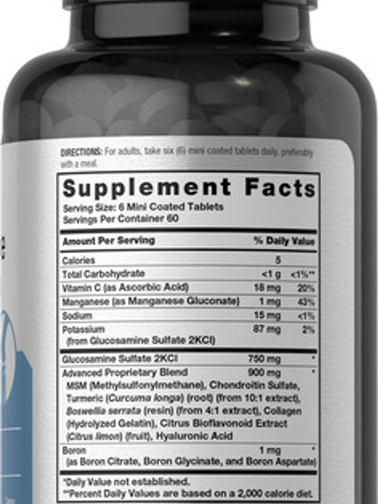Suplemento Horbäach: Glucosamina, Condroitina, Msm, Cúrcuma 2