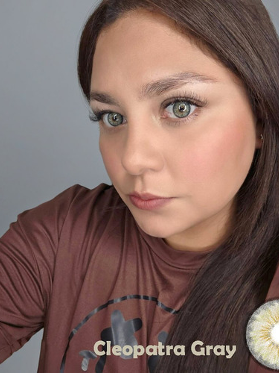 Lentes De Contacto  Color Meetone - Cleopatra- Gray 2