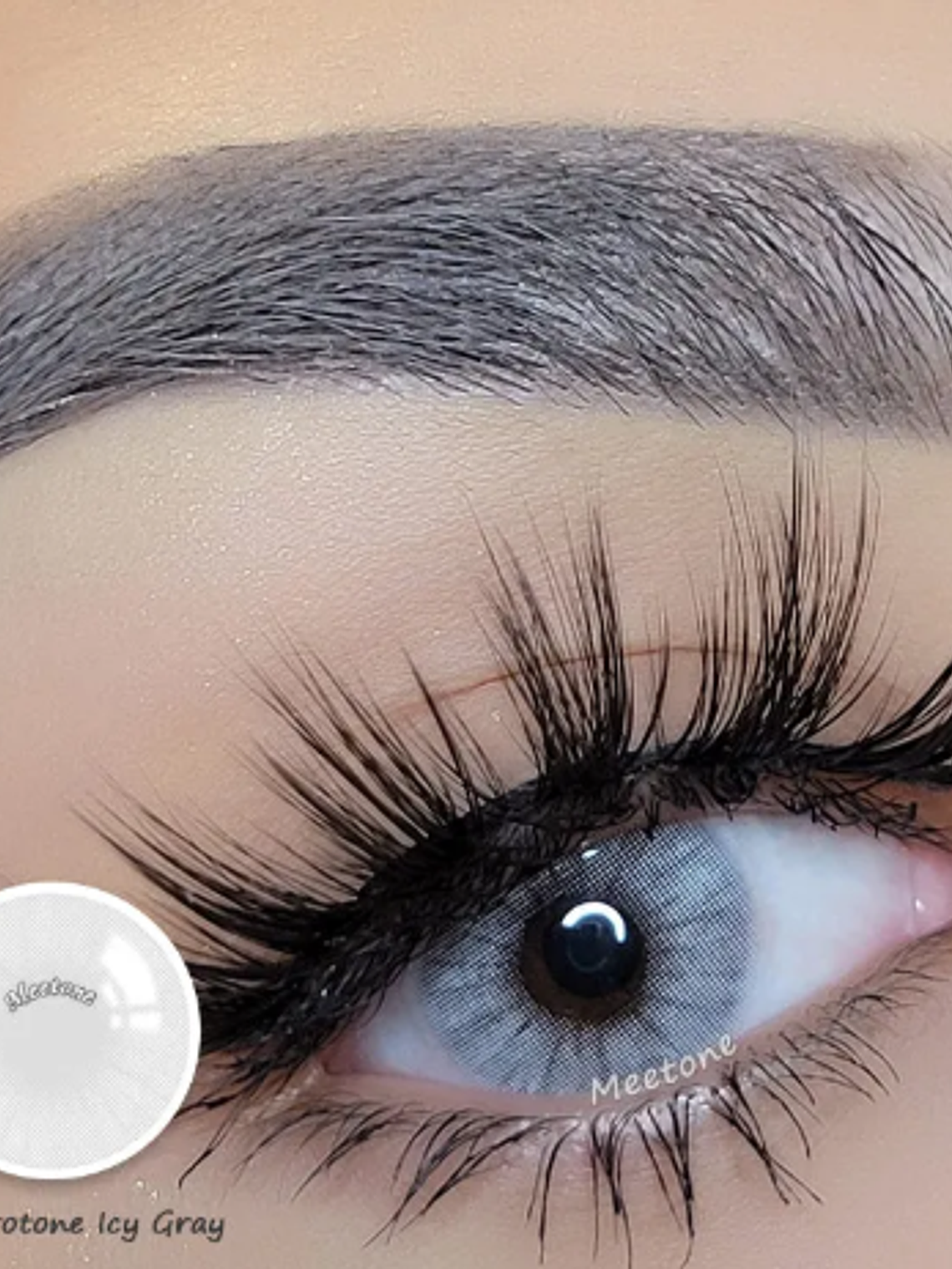Lentes De Contacto  Color Meetone -hidrotone-Icy Gray 2