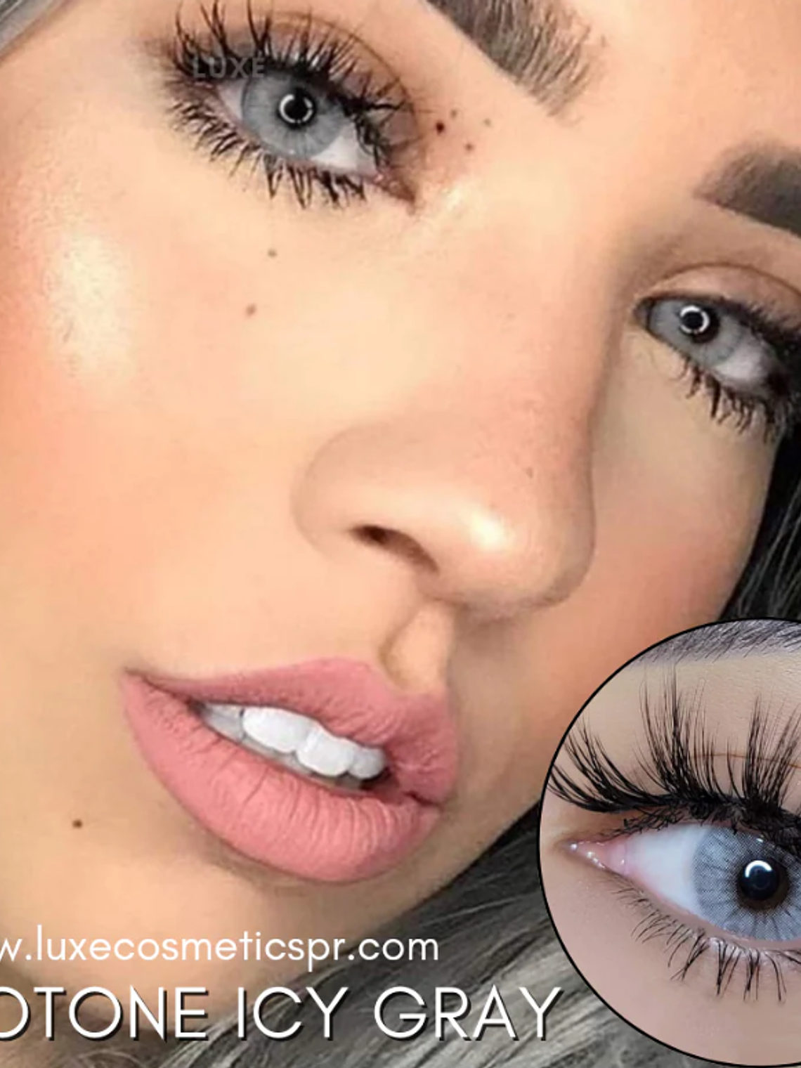 Lentes De Contacto  Color Meetone -hidrotone-Icy Gray 3