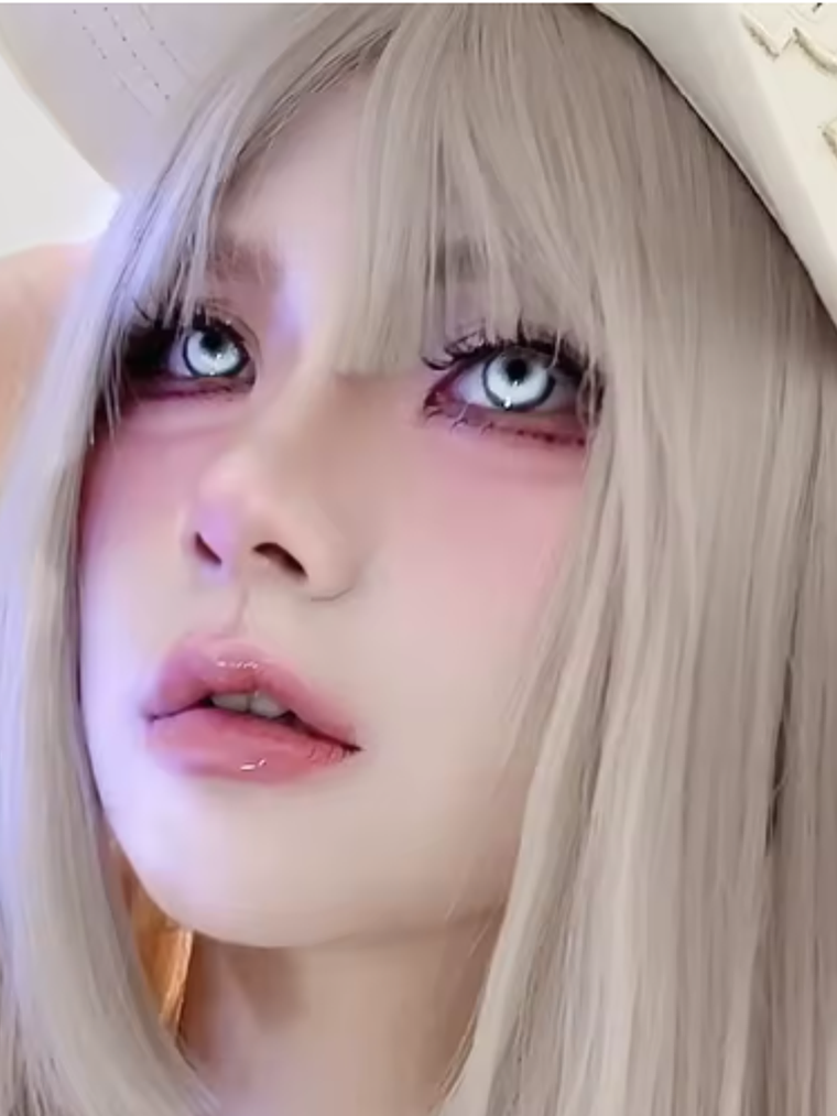 Lentes De Contacto Halloween, Cosplay Anime cyber gray  3