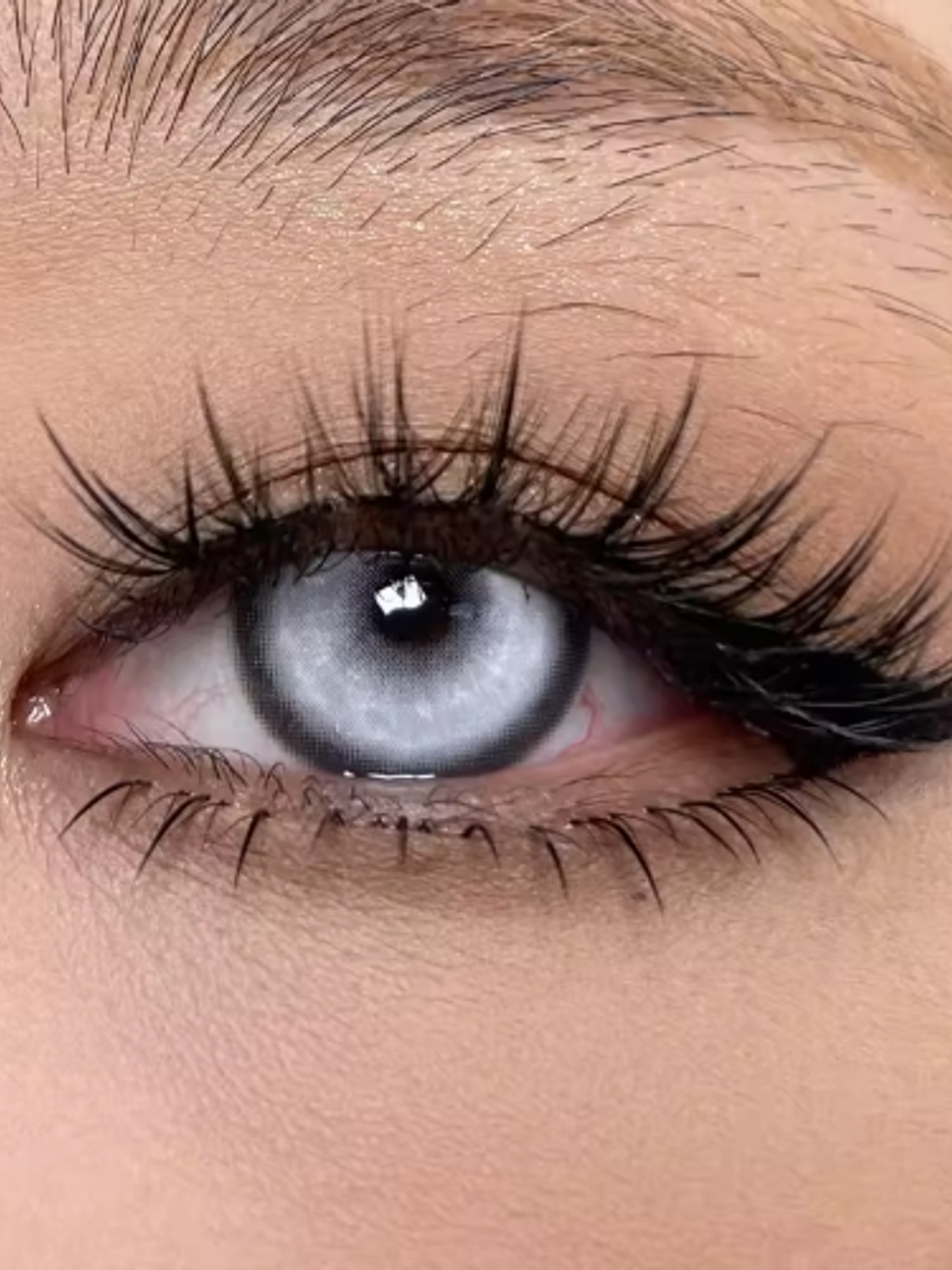 Lentes De Contacto Halloween, Cosplay Anime cyber gray  4