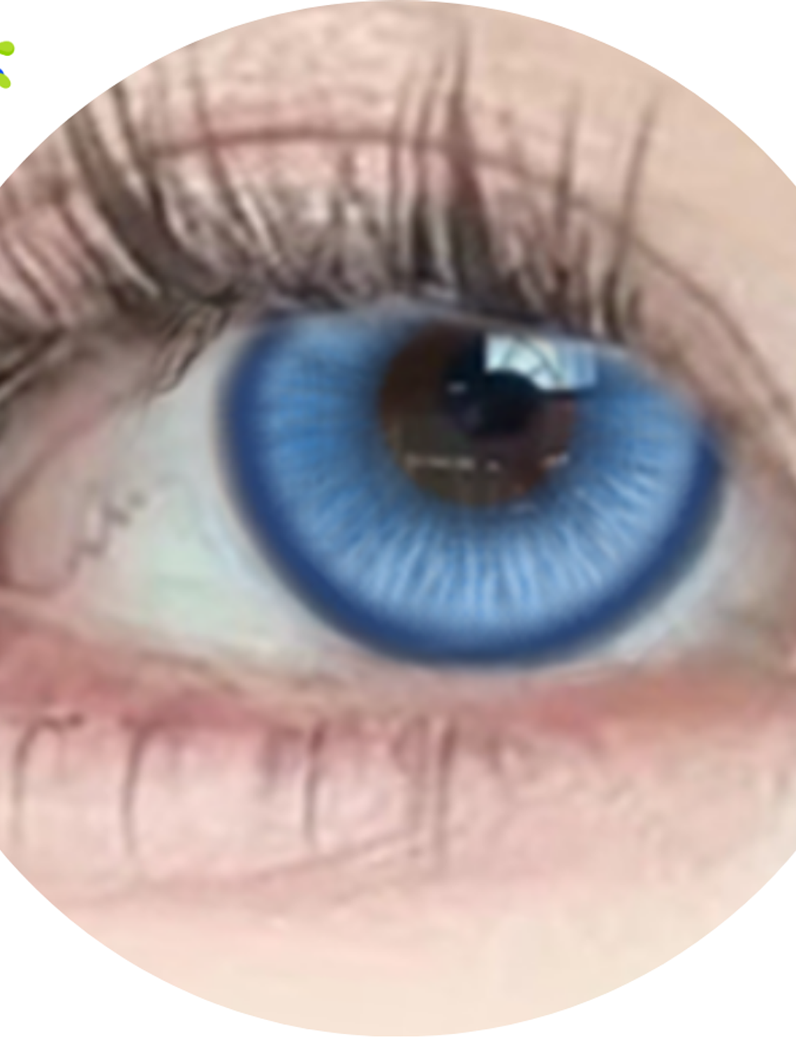 Lentes De Contacto Halloween, Cosplay Anime Cyber azul 1