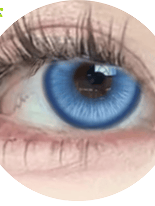 Lentes De Contacto Halloween, Cosplay Anime Cyber azul