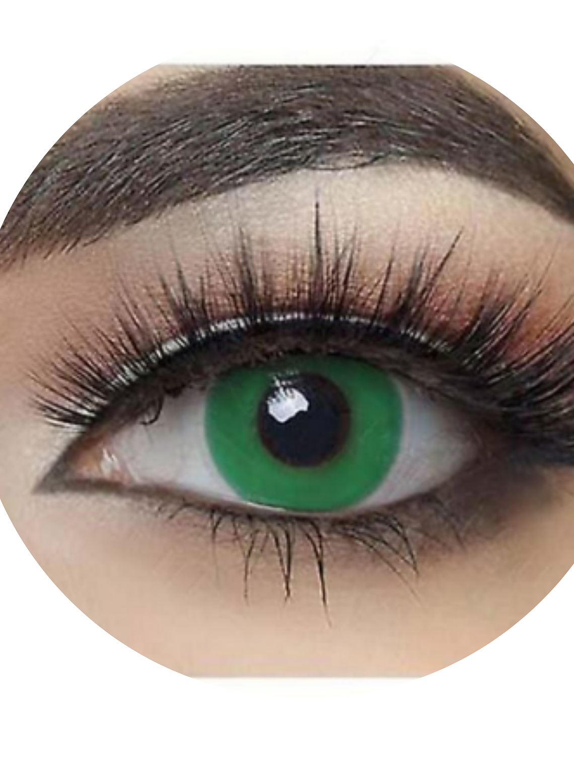 Lentes De Contacto Halloween, Cosplay Anime- VERDE 1