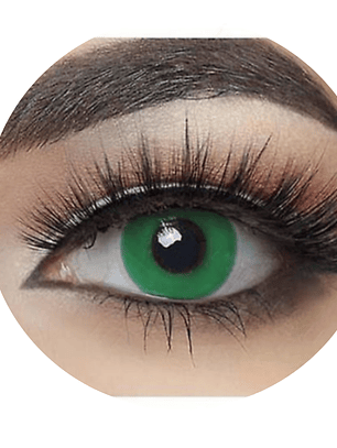 Lentes De Contacto Halloween, Cosplay Anime- VERDE