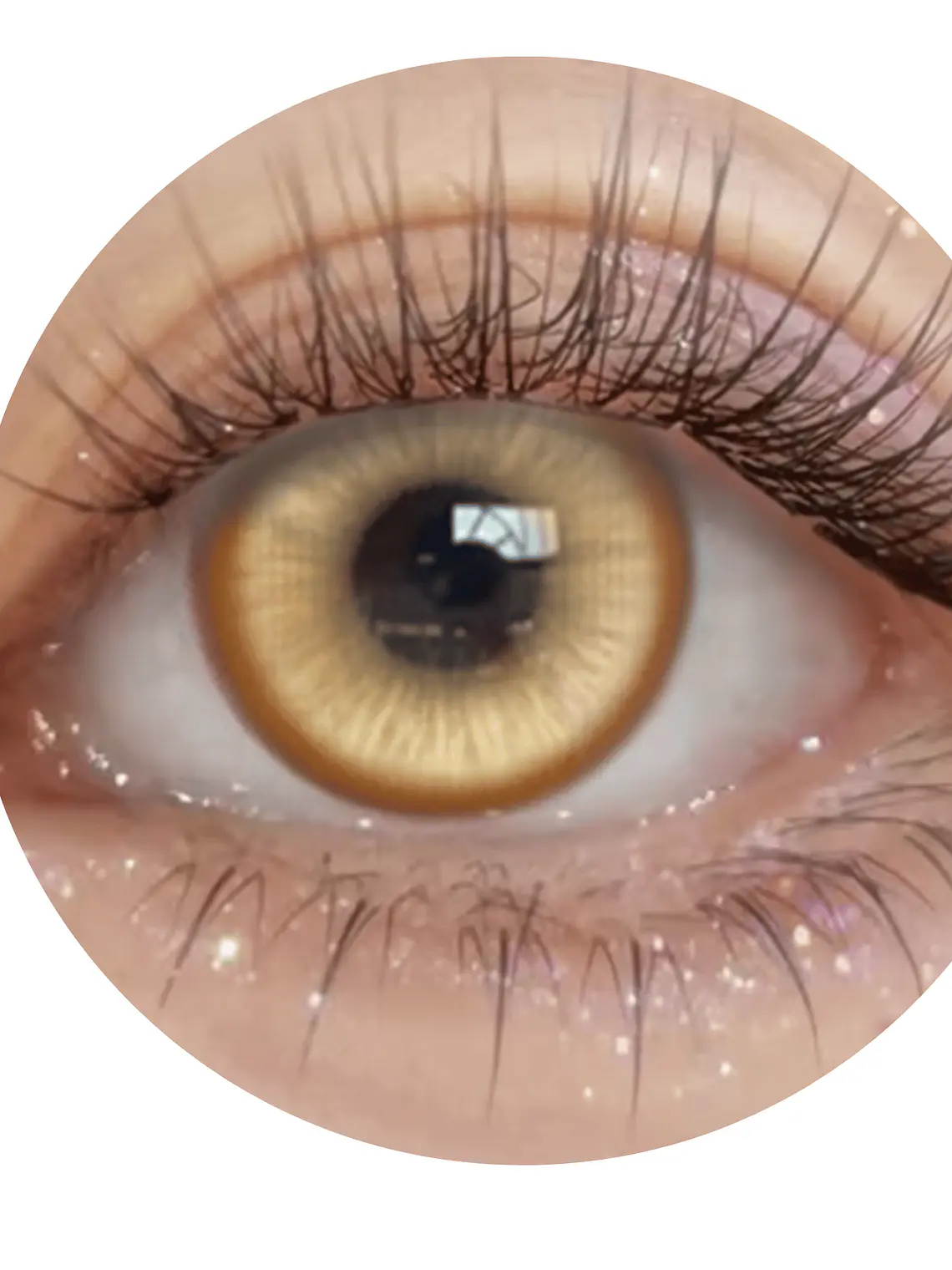 Lentes De Contacto Halloween, Cosplay Anime Cyber brown 1