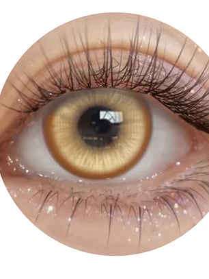 Lentes De Contacto Halloween, Cosplay Anime Cyber brown