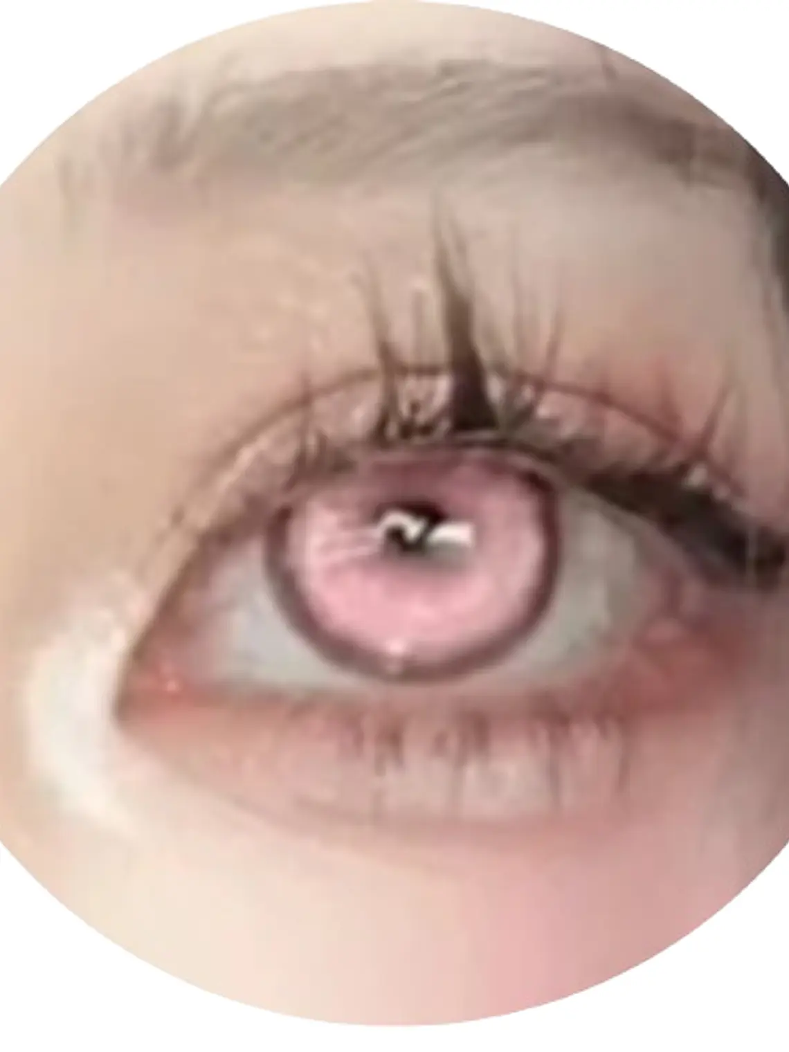 Lentes De Contacto Halloween, Cosplay Anime cyber PINK 1