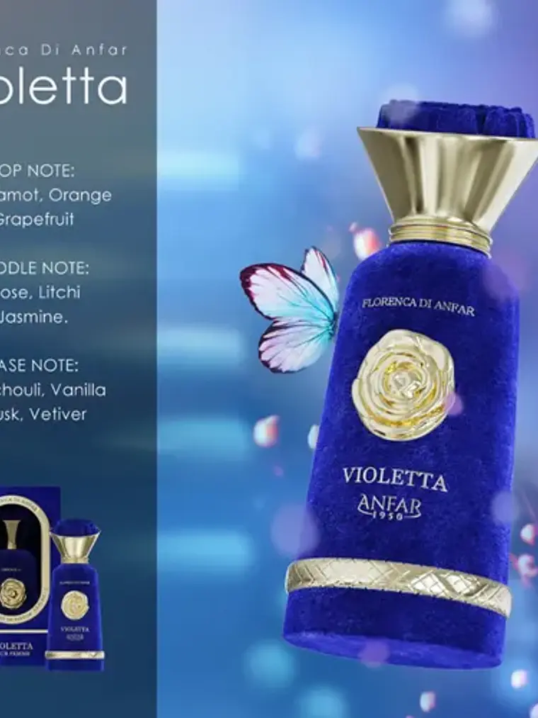 Anfar Violetta 100ml Perfume Mujer Edp Dulce Floral 5