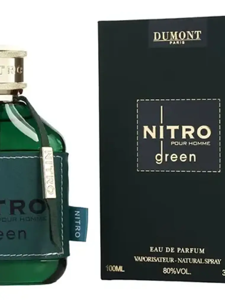 Perfume Dumont Nitro Green Edp 100ml Hombre-100%original 2