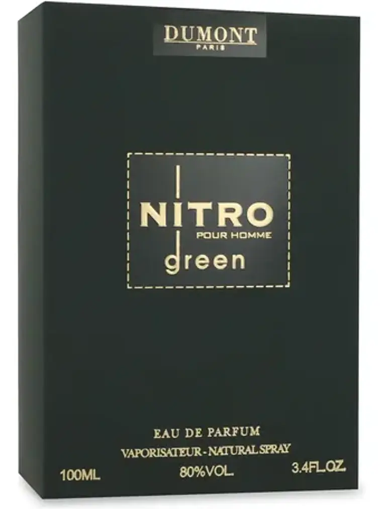 Perfume Dumont Nitro Green Edp 100ml Hombre-100%original 4