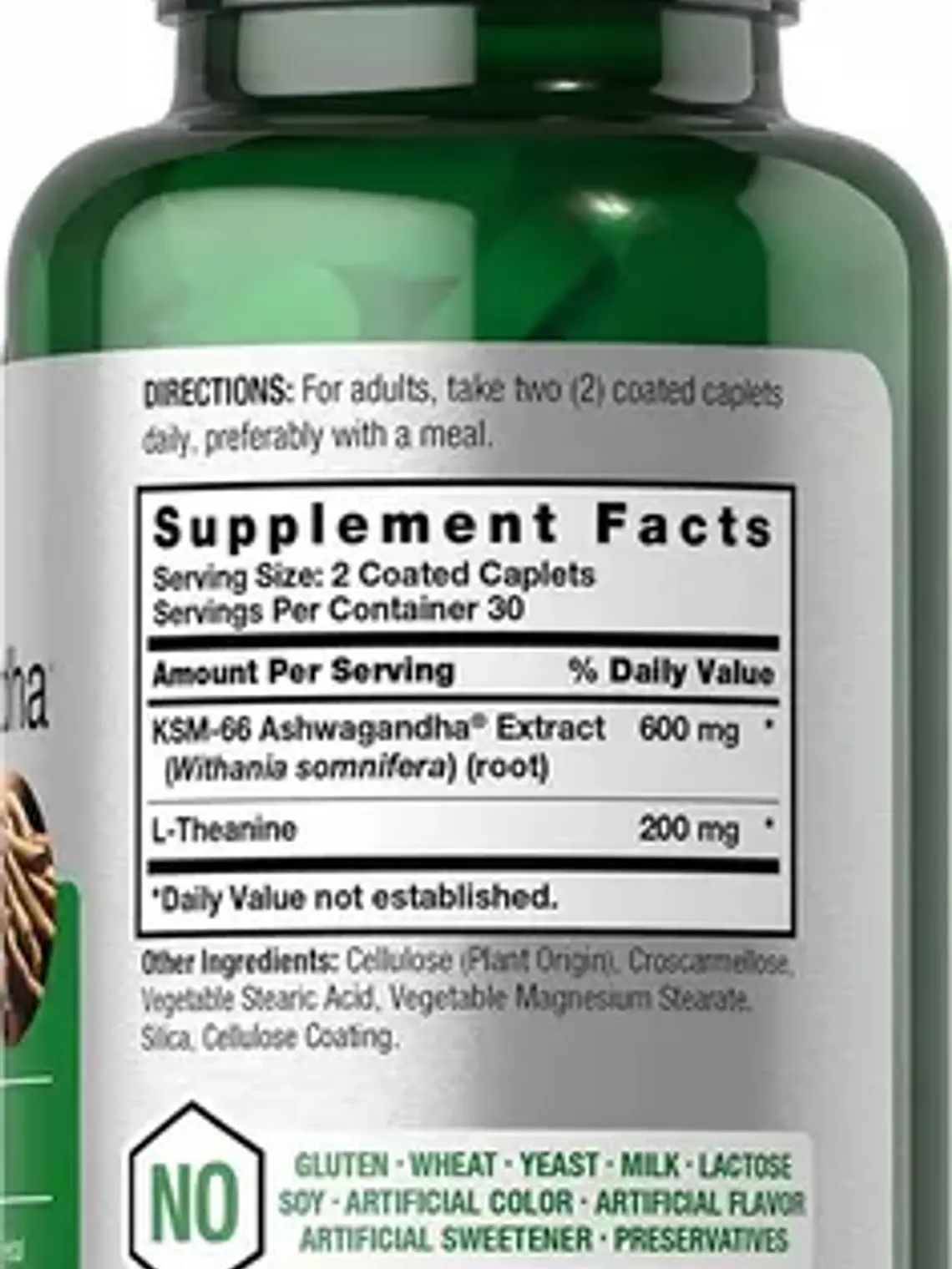 Ksm -66 Ashwagandha X 600 Mg X 60 Caps Usa Sabor Sin Sabor 2