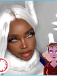 Lentes de contacto blanco con detalles INCUBUS RED - Miniatura 2