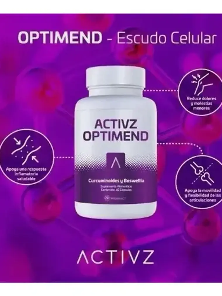Activz Optimend 400mg 60 Capsulas 2
