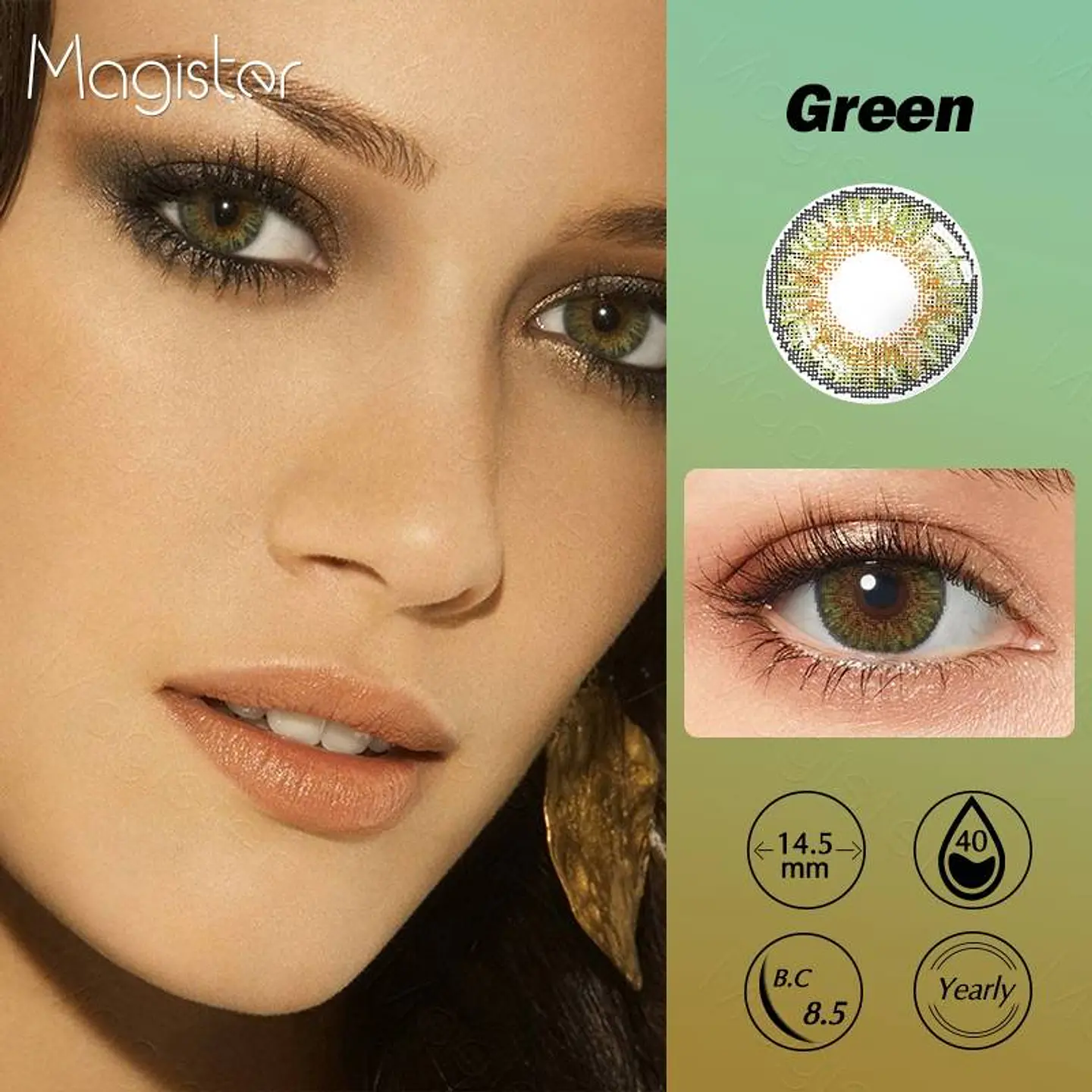 Lentes de contacto star green 3 tone 2