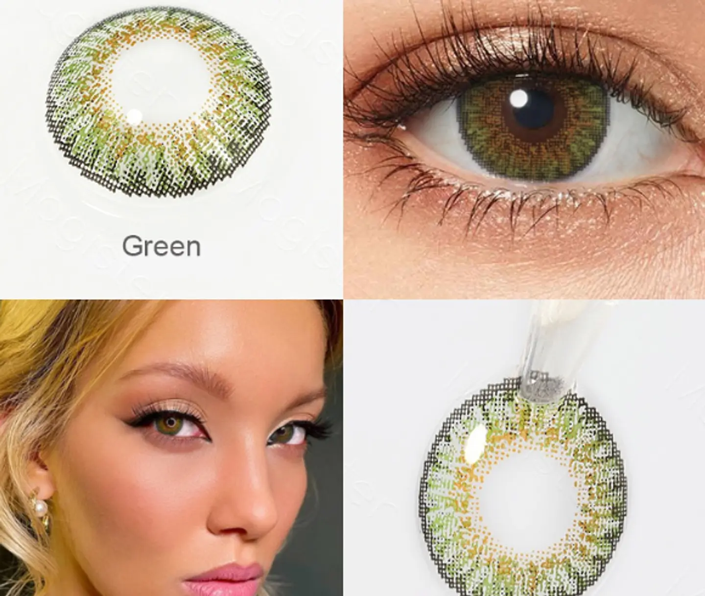 Lentes de contacto star green 3 tone 4