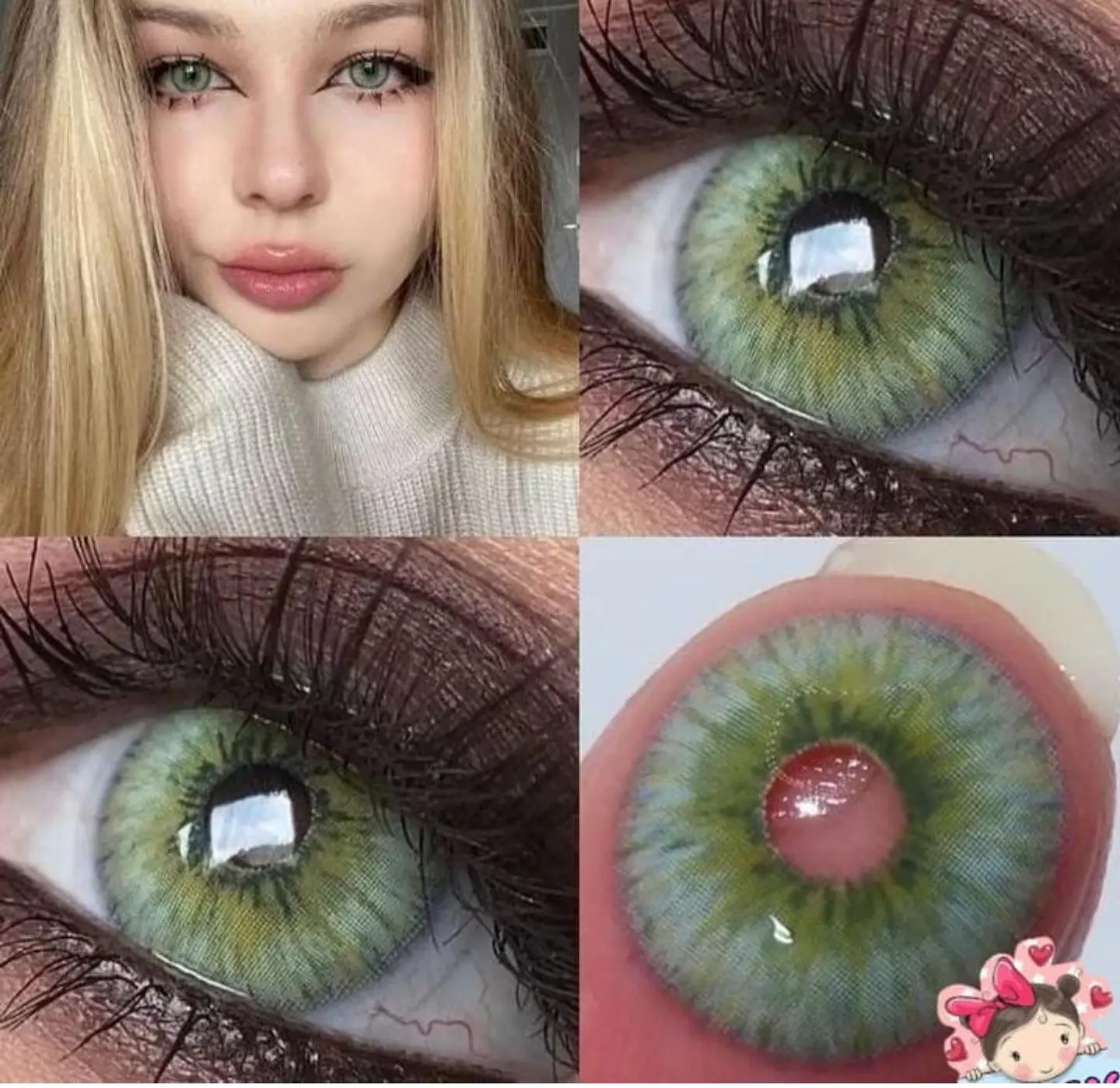 Lentes de contacto Sahara Green 1