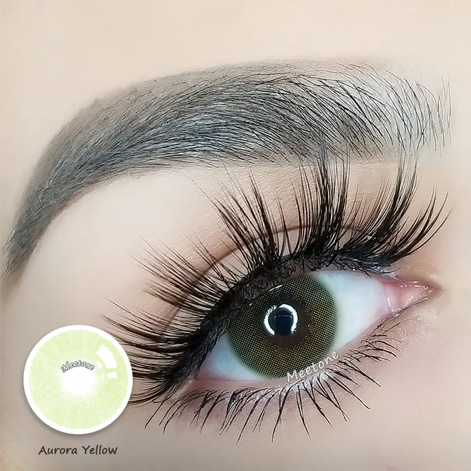 Lentes de contacto yellow 2