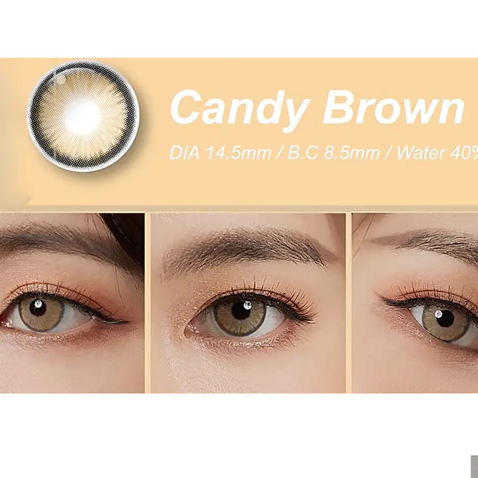 Lentes de contacto Candy Brown 4