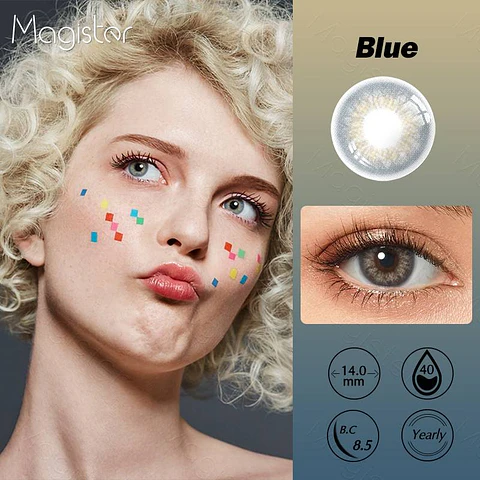 Lentes de contacto Gleam Blue