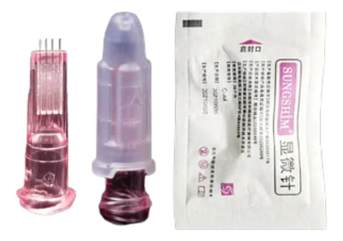 Aguja Nanosoft 4 Pines Mesoterapia
