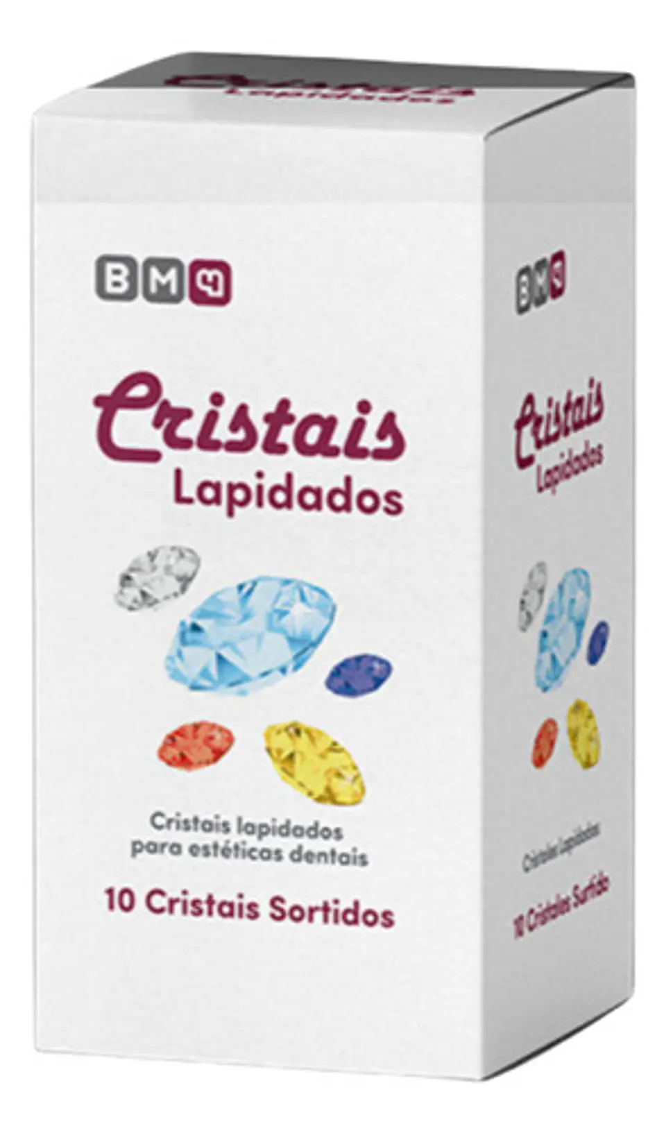 Piercing Dental Cristal Lapidado X 10 Unidades 2