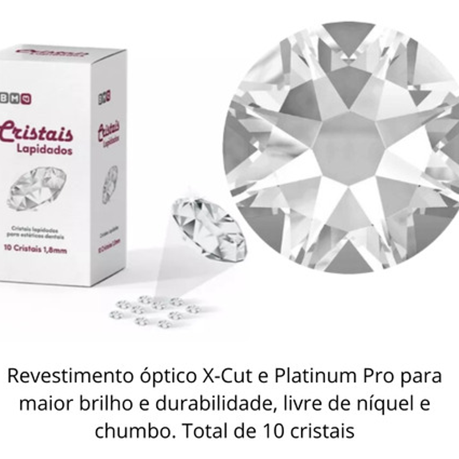 Piercing Dental Cristal Lapidado X 10 Unidades 3