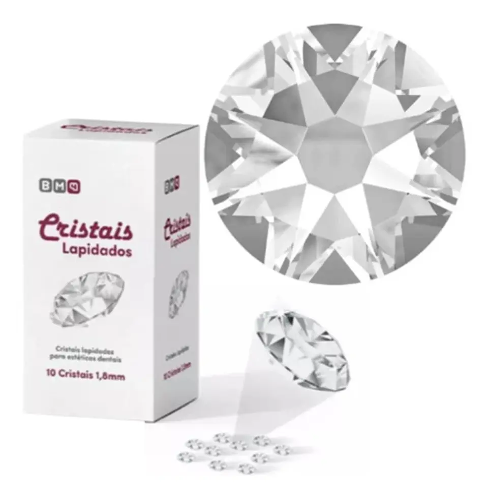 Piercing Dental Cristal Lapidado X 10 Unidades 4